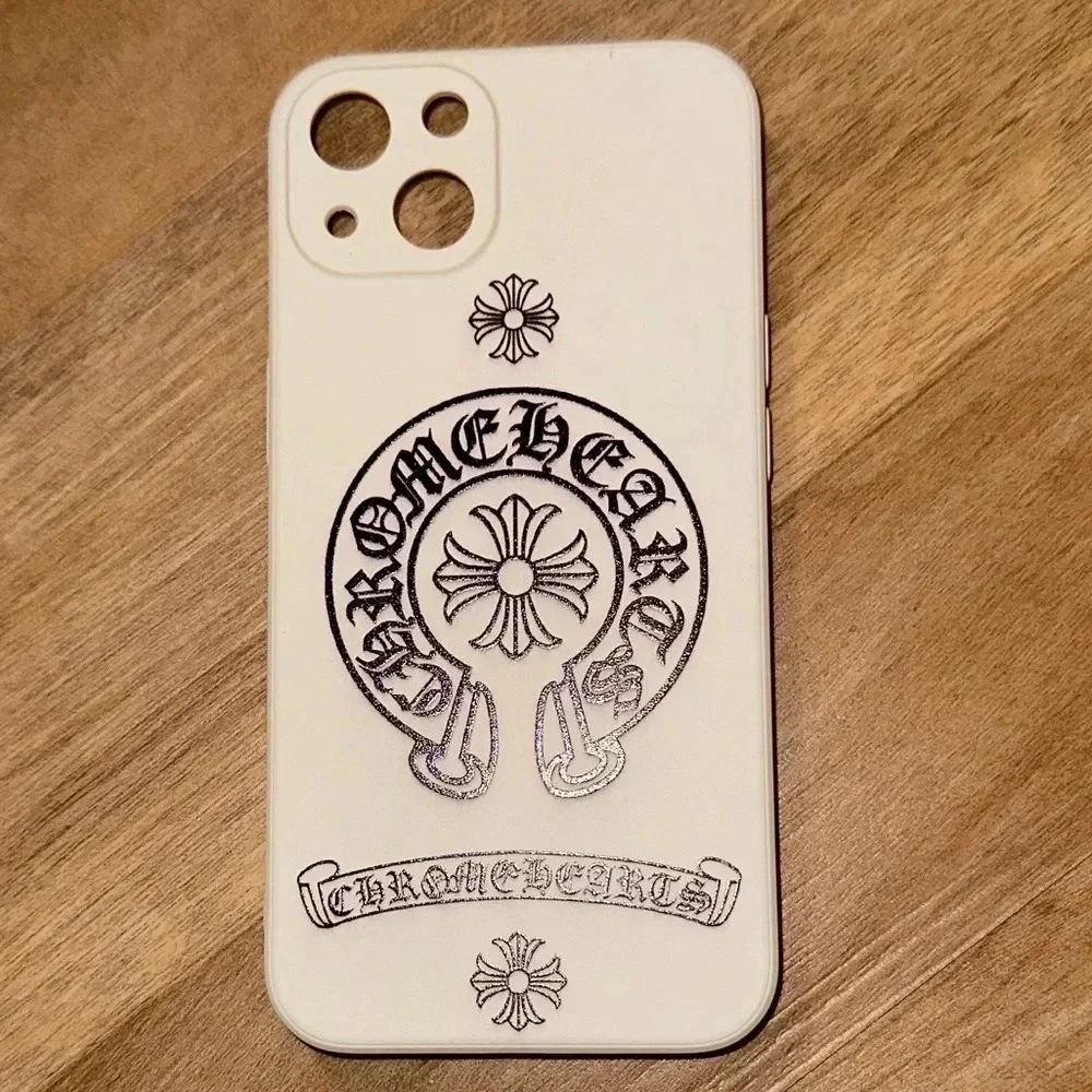 CHROME HEARTS WRITTEN ON IPHONE 13 PHONE CASE
